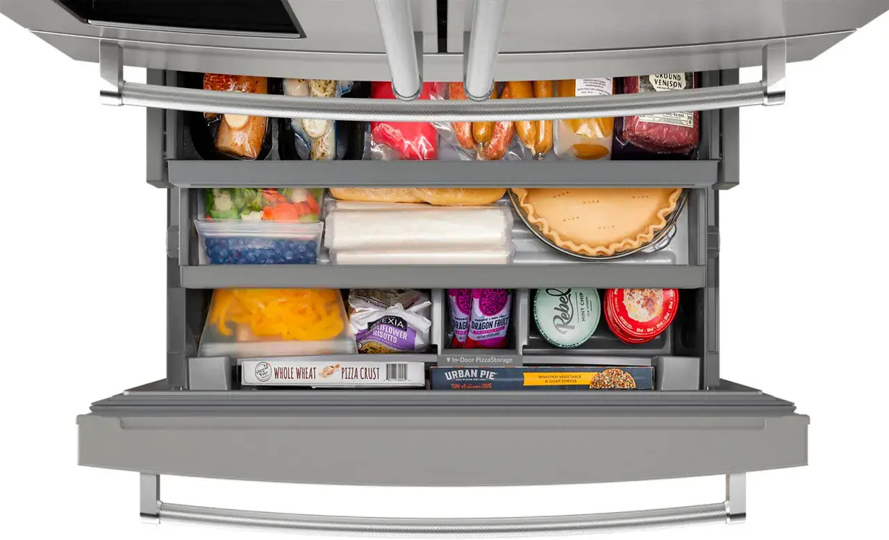KitchenAid - 26 cu. ft. French Door Refrigerator with Ice and Water Dispenser - Stainless Steel