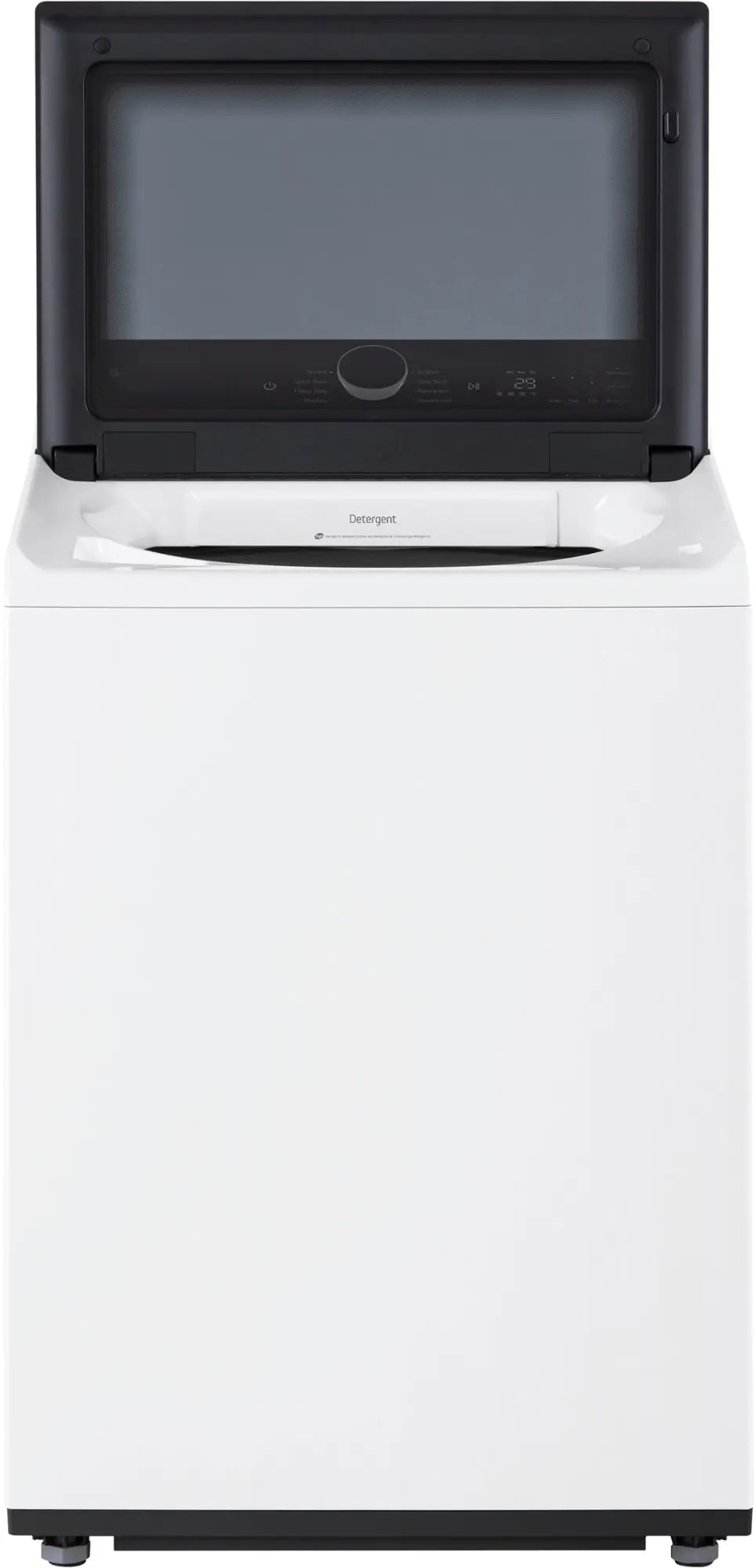 LG - 5.5 Cu. Ft. High Efficiency Smart Top Load Washer with EasyUnload - Alpine White