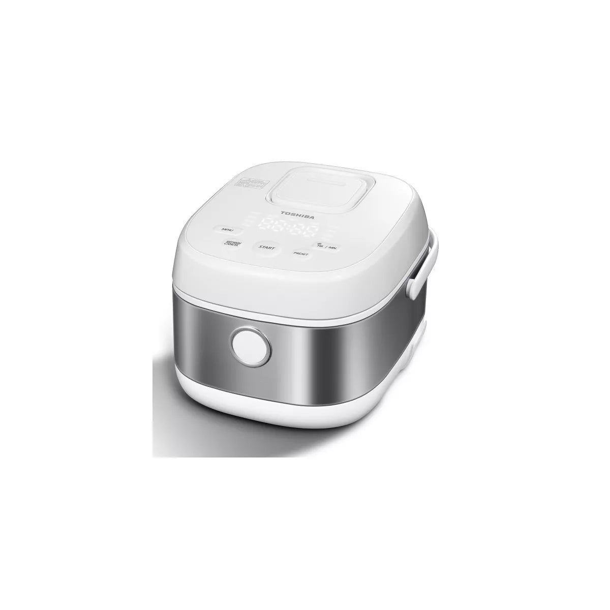 Toshiba Rice Cooker (5.5 Cups Uncooked) - Induction Heating, with Low Carb Rice Cooker, Steamer, White