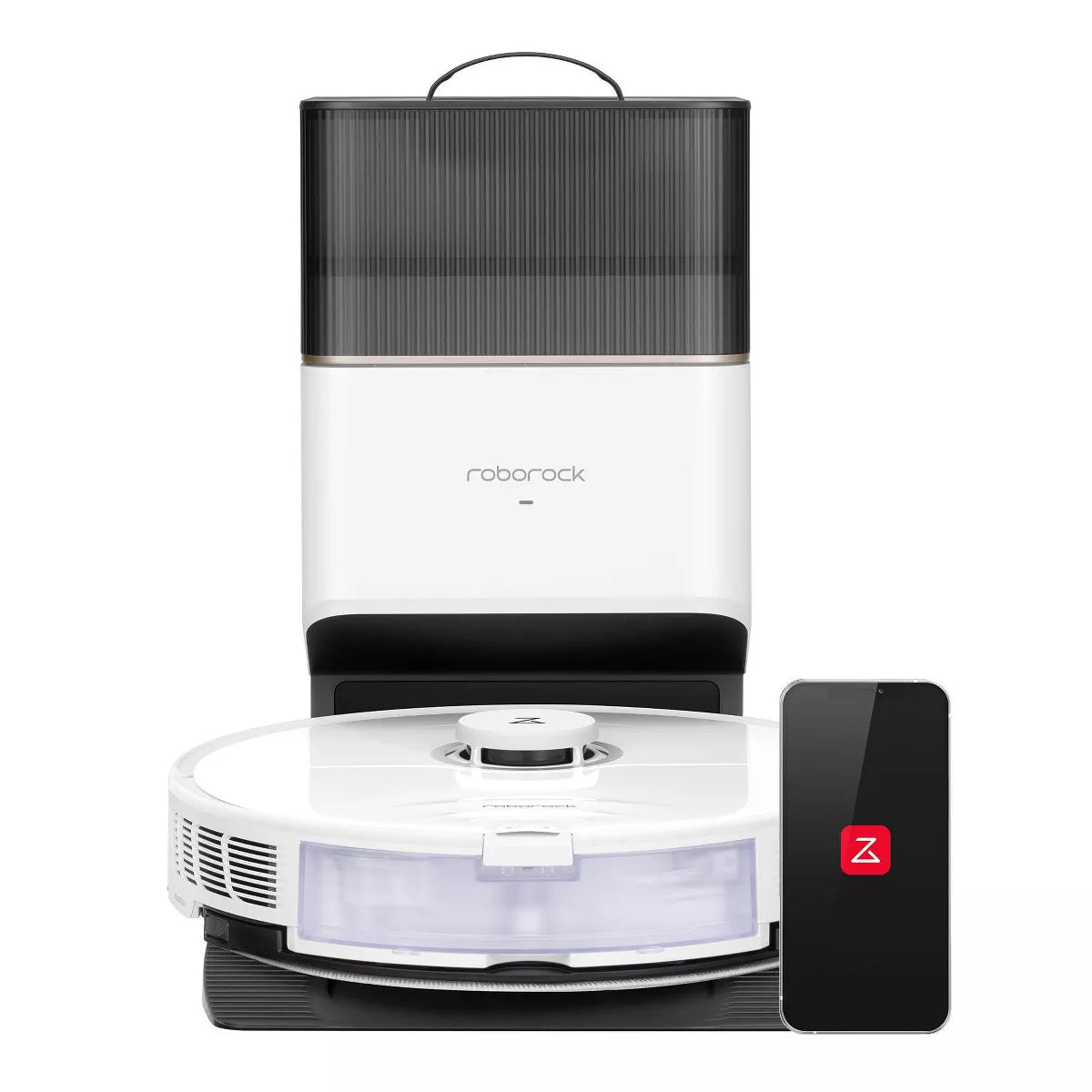 Roborock S8 Plus Robot Vacuum and Sonic Mop with Self-Empty Dock White: Smart Mapping, Pet Hair, Sonic Mopping, 180 Min Run