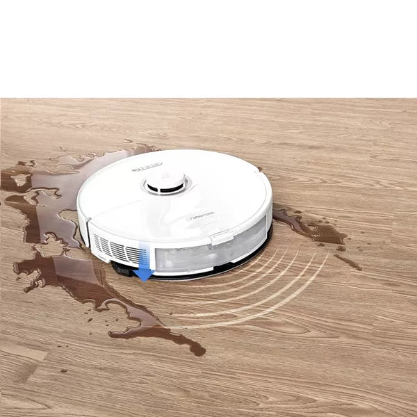 Roborock S8 Plus Robot Vacuum and Sonic Mop with Self-Empty Dock White: Smart Mapping, Pet Hair, Sonic Mopping, 180 Min Run