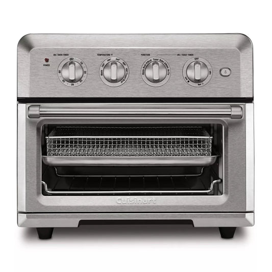 Cuisinart Air Fryer Toaster Oven Stainless Steel CTOA-122: 1800W, Convection Bake, Broiler, Cool Touch, 3-Year Warranty